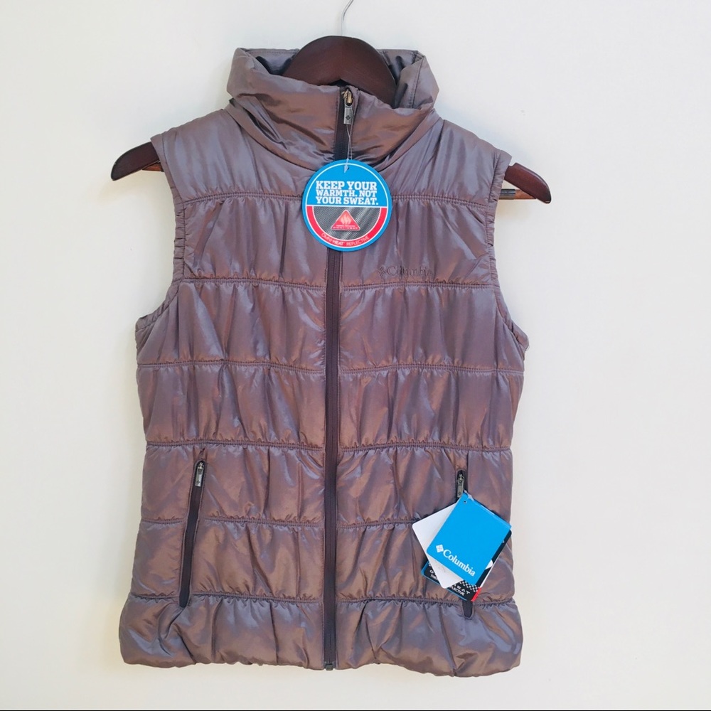 Columbia Omni-heat sleeveless puffy jacket